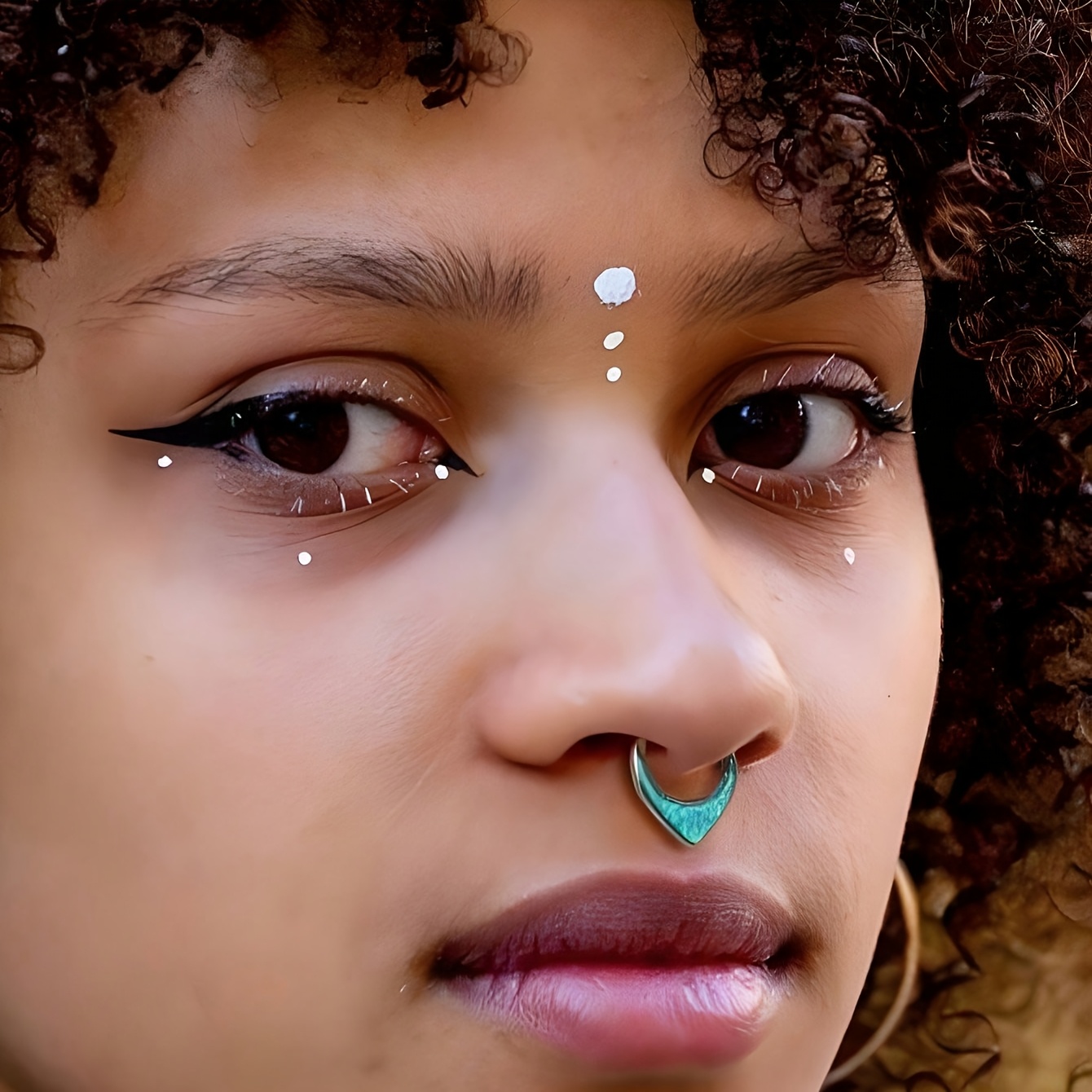 Tear-Shaped 316L Stainless Steel Nose Ring